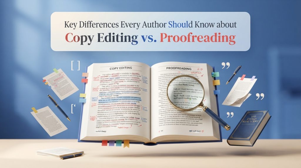 Copy editing vs proofreading in the professional publishing process